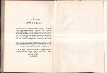 Stepan Petrovič Ščipačev: Sloky lásky