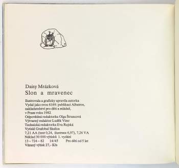 Daisy Mrázková: Slon a mravenec