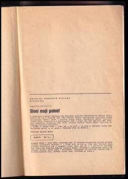 Agatha Christie: Sloni mají paměť