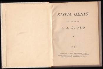Slova geniů