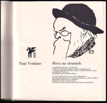 Paul Verlaine: Slova na strunách - BEZ SP DESKY!