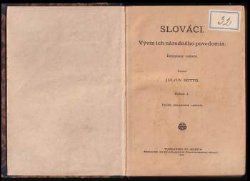 Július Botto: Slováci