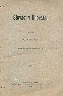 Slováci v Uhorsku