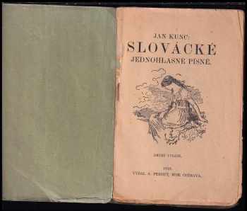 Jan Kunc: Slovácké jednohlasé písně