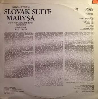 Brno State Philharmonic Orchestra: Slovak Suite / Maryša (73 2)
