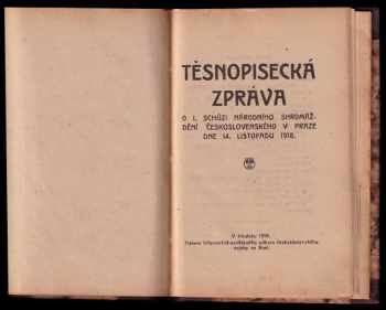 Tomáš Garrigue Masaryk: Slované po válce + Naše nynější krise - výňatky + Ideály humanitní - několik kapitol + K prvému výročí republiky : poselství Národnímu shromáždění československému + Těsnopisecká zpráva o I. schůzi Národního shromáždění československého v Praze dne 14. listopadu 1918 + Co třeba věděti o nemocech pohlavních