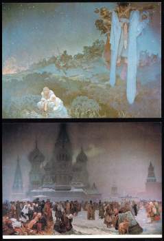 Slovanská epopej - soubor 12 reprodukcí