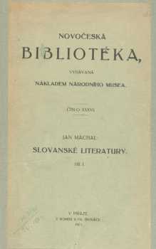 Jan Máchal: Slovanské literatury