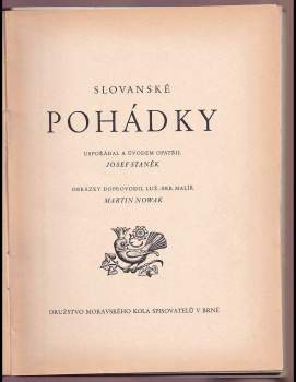 Josef Staněk: Slovanské pohádky