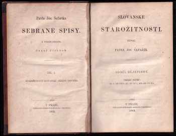 Pavel Josef Šafařík: Slovanské starožitnosti