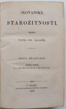 Pavel Josef Šafařík: Slovanské starožitnosti