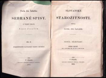 Pavel Josef Šafařík: Slovanské starožitnosti