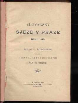 Jan Matouš Černý: Slovanský sjezd v Praze roku 1848, Spor o Makedonii, Dotaz německých poslanců o chování se českého národa - díl II.