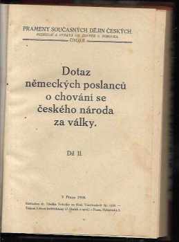 Jan Matouš Černý: Slovanský sjezd v Praze roku 1848, Spor o Makedonii, Dotaz německých poslanců o chování se českého národa - díl II.