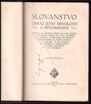 Jaroslav Bidlo: Slovanstvo