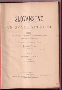 Ludvík Kuba: Slovanstvo ve svých zpěvech
