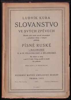 Slovanstvo ve svých zpěvech