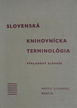 Slovenská knihovnícka terminológia