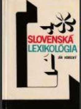 Slovenská lexikológia