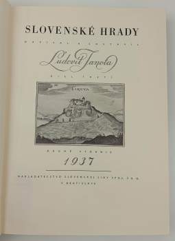 Ľudovít Janota: Slovenské hrady