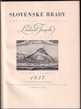 Ľudovít Janota: Slovenské hrady