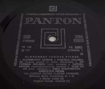 Ľudová Hudba Eugena Farkaša: Slovenské Ľudové Piesne = Slovak Folk Songs