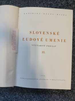 Alexandr Paul: Slovenské ľudové umenie