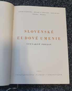 Alexandr Paul: Slovenské ľudové umenie