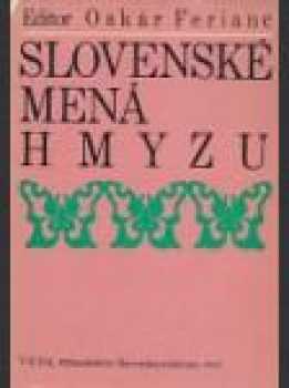 Slovenské mená hmyzu
