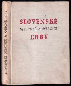 Jozef Novák: Slovenské mestské a obecné erby