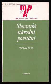 Václav Čada: Slovenské národní povstání