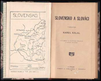 Karel Kálal: Slovensko a Slováci