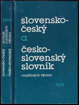 Slovensko-český a česko-slovenský slovník rozdílných výrazů