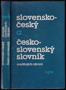 Jaroslav Nečas: Slovensko-český a česko-slovenský slovník rozdílných výrazů