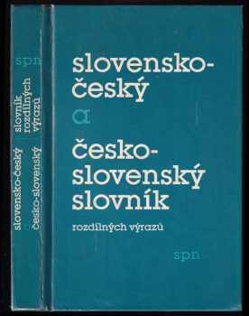 Jaroslav Nečas: Slovensko-český a česko-slovenský slovník rozdílných výrazů