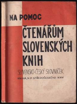 Slovensko-český slovníček