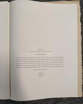 Anna Gašparíková-Horáková: Slovensko