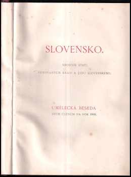 Vítězslav Novák: Slovensko