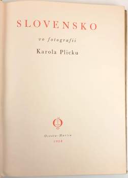Karel Plicka: Slovensko vo fotografii Karola Plicku