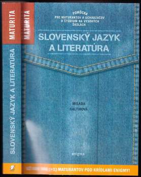 Caltíková Milada: Slovenský jazyk a literatúra
