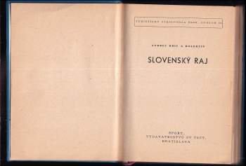 Andrej Hric: Slovenský raj