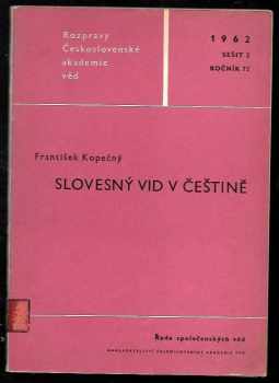 Slovesný vid v češtině