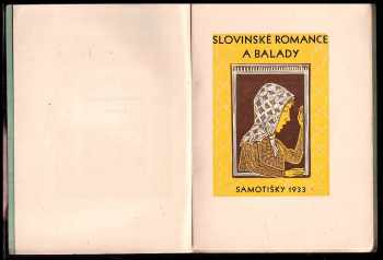 Albert Schamoni: Slovinské romance a balady