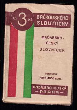 Slovníček maďarsko-český