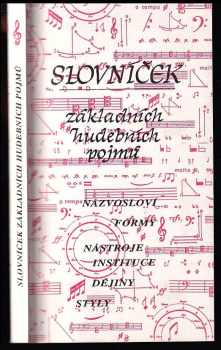 Ludmila Vrkočová: Slovníček základních hudebních pojmů