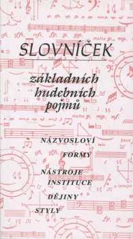 Slovníček základních hudebních pojmů