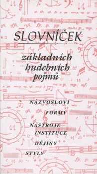 Ludmila Vrkočová: Slovníček základních hudebních pojmů