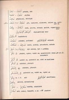 Slovník arabsko/český, česko/arabský