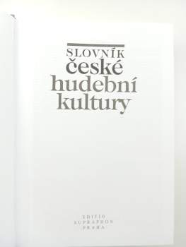 Slovník české hudební kultury