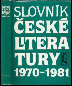 Slovník české literatury 1970-1981